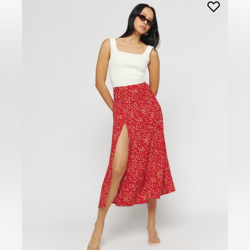 Reformation Petites Zoe Skirt size 0P (color baila)